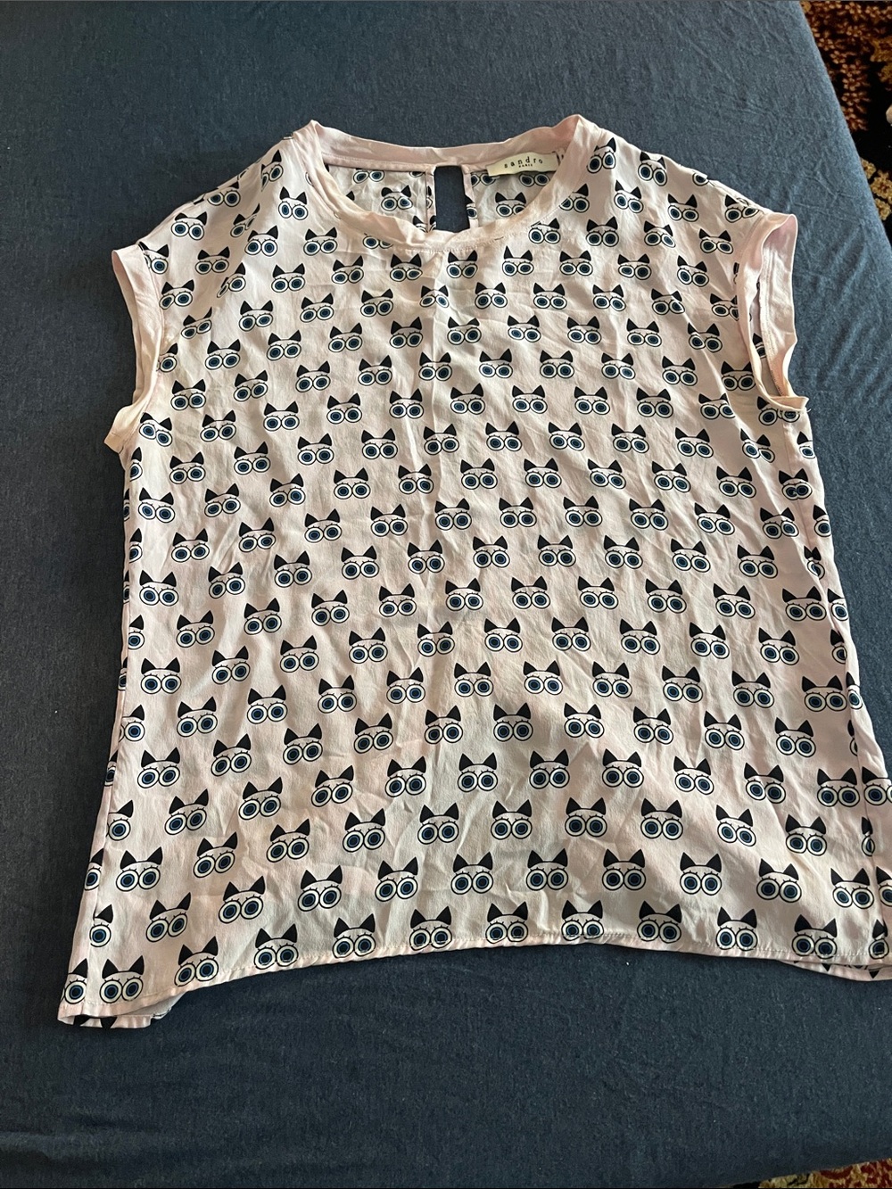 Sandro kitty blouse